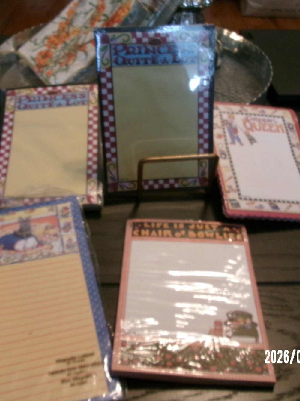 Vintage 2004 Lot 5 Packs Mary Engelbreit New & Sealed Magnetic Pads